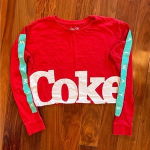 Coke Crop Tee Sz S